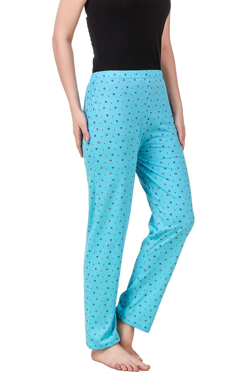 masha women's cotton printed multicolor pyjama