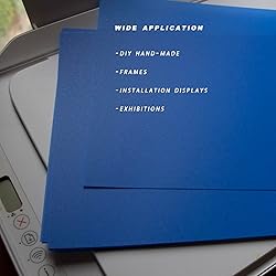 Incontesta 10 Pcs A4 Size Blue Opaque Rigid Plastic