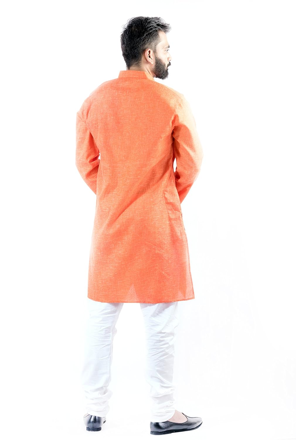 anjani ethnic cotton round neck full sleeve kurta for men