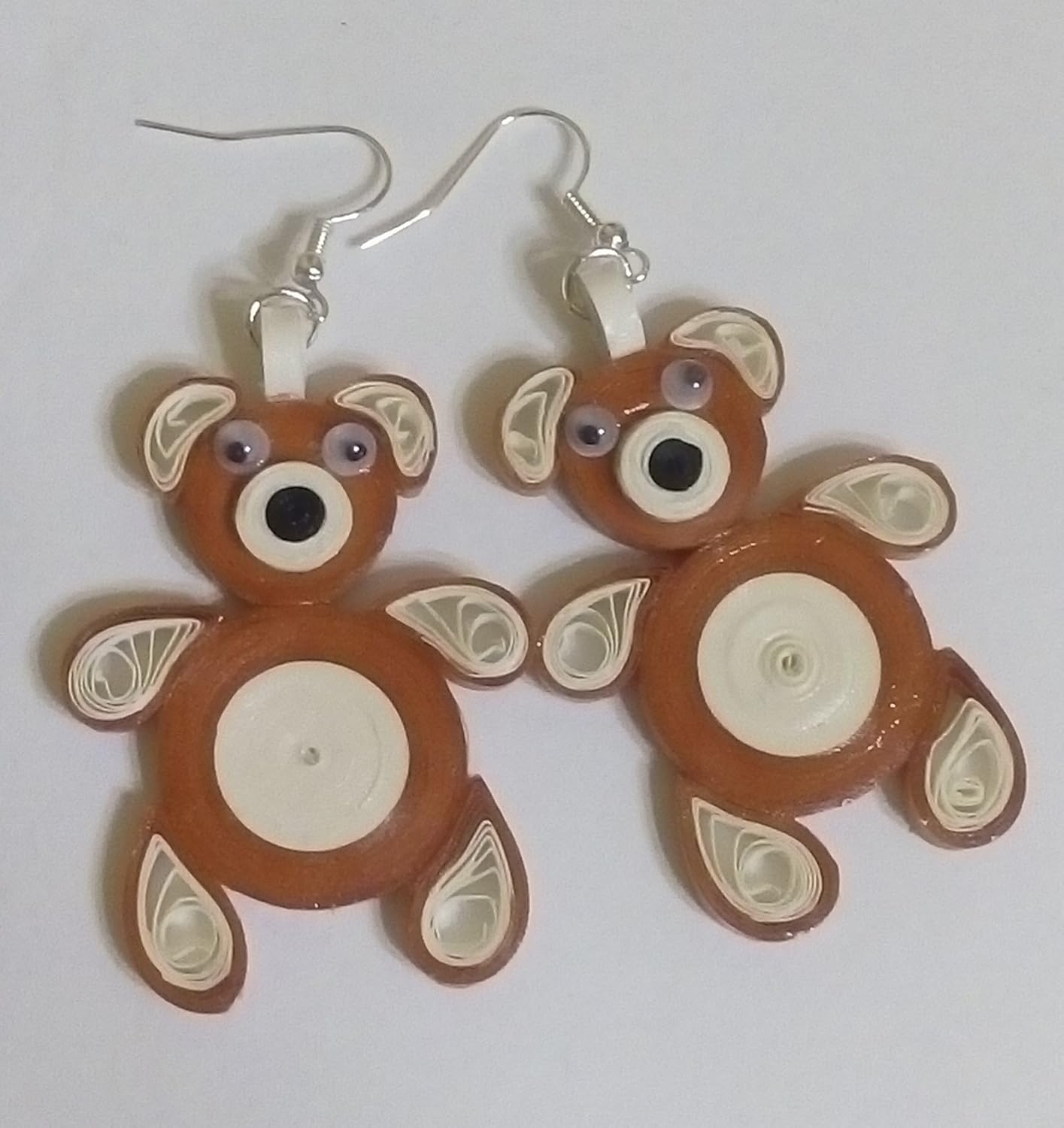 paper quilling teddy bear