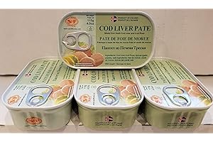 Icelandic Cod Liver Pate - 115g - Pack of 4 - Product of Iceland