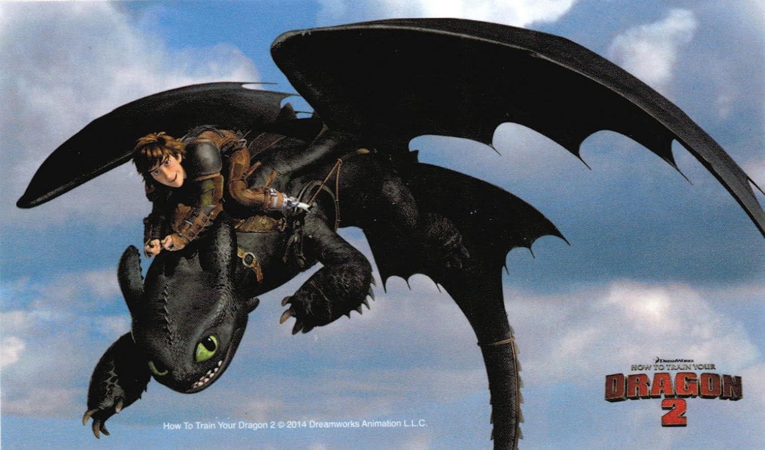 Amazon.com: Animewild How to Train Your Dragon 2 Hiccup and Toothless
