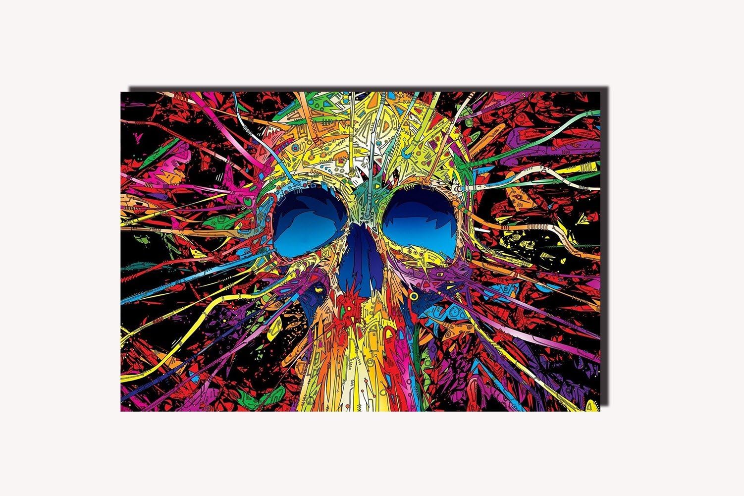 Abstract Psycedelic Trippy Poster Abstract Wall Poster Irregular Poster Decorative for Home 20" x 30"
