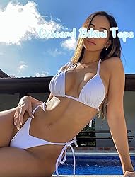 OZICERD String Bikini Tops for Women Bathing Suit