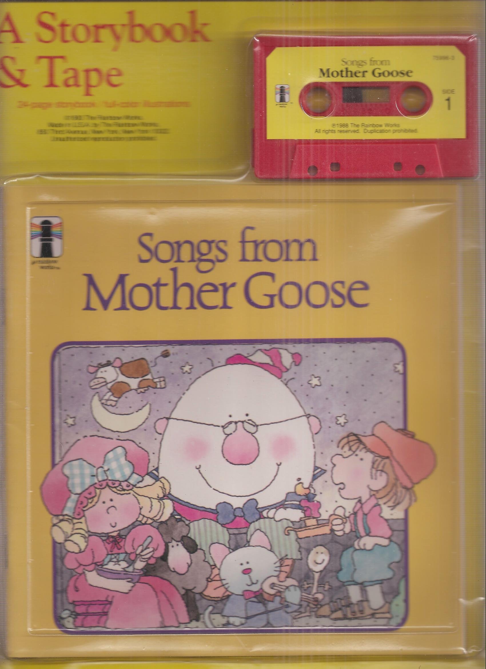 rainbow rainbow mother goose club on The Rainbow Works Presents Songs From Mother Goose A Storybook Tape Amazon Com Books