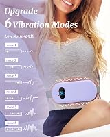 BouZaFoFa Heat Pad for Period Pain Relief, 6 Modes, 3000mAh USB Belt view 5