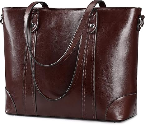 15.6 leather laptop bag