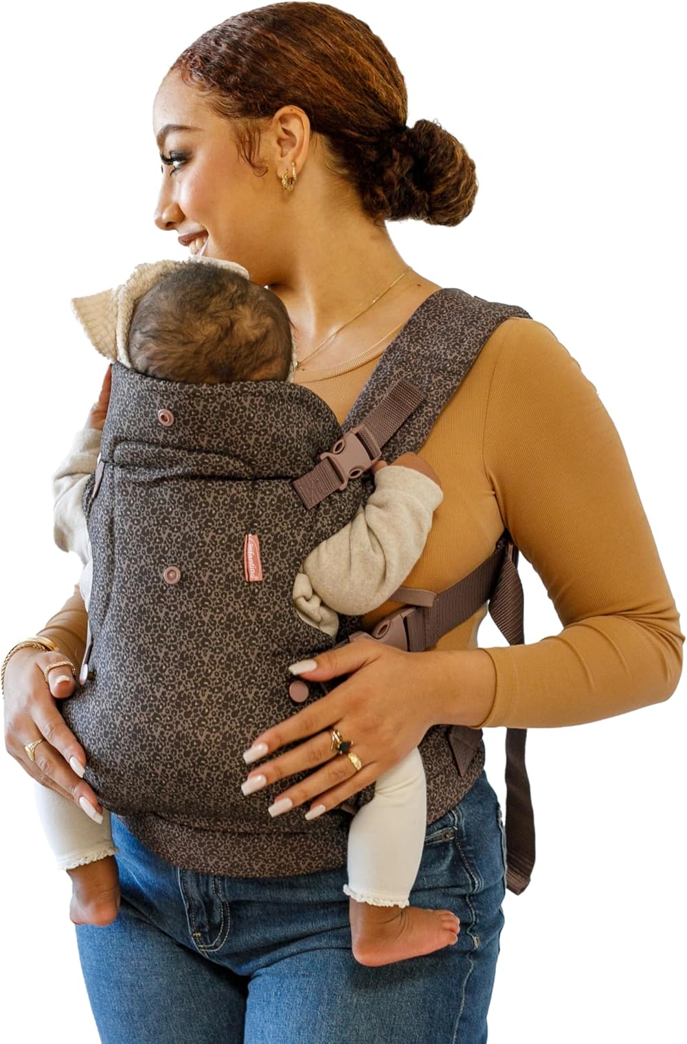 Infantino Flip 4-in-1 Baby Carrier Leopard Ergonomic Front Back