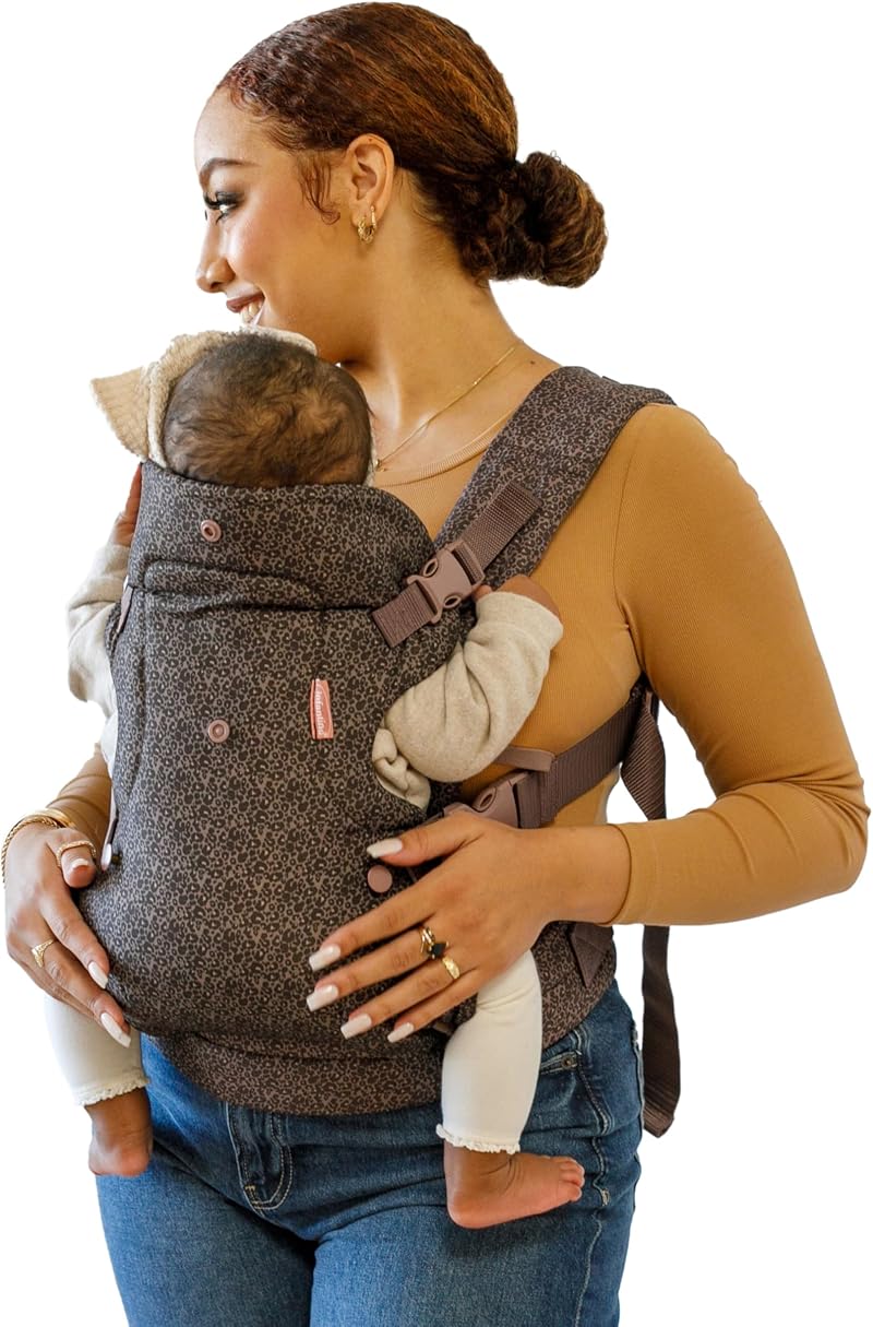 Infantino Flip 4-in-1 Baby Carrier Leopard Ergonomic Front Back