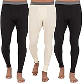 Fruit of The Loom Mens Recycled Premium Waffle Thermal Underwear Long Johns Bottom (1, 2, 3, and 4 Packs)