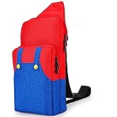 Owngen Cute Travel Bag for Nintendo Switch/ 2 / Lite / OLED, Portable Small Sling Crossbody Shoulder Carrying Storage Backpack for NS Consolo, Charging Dock, Joy-Cons, Accessories for Men, Women