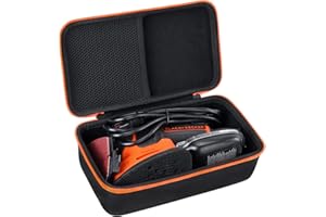 Aenllosi Hard Carrying Case Replacement for BLACK+DECKER Mouse Detail Sander, Compact Detail BDEMS600(only case)