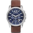 AX Armani Exchange Chronograph Watch for Men with Leather, Stainless Steel or Silicone Band
