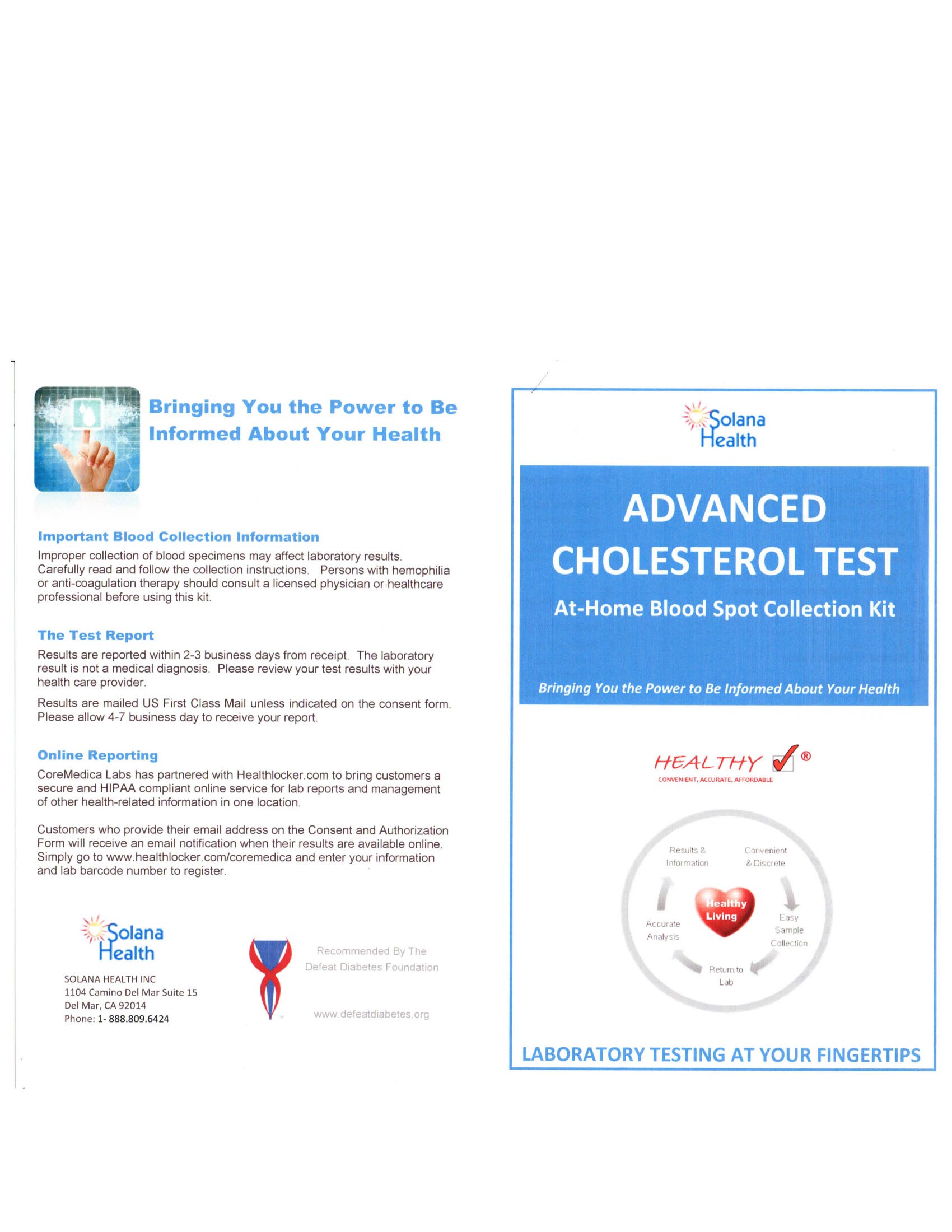 Best Home Cholesterol Test FDA Certified Complete Lipid Panel LDL, HDL