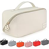 KAT MYHR Large Capacity Travel Cosmetic Bag - Waterproof Makeup Organizer Cosmetics Make Up for Women Cute