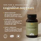 Fushi Organic Ginkgo Biloba Capsules 60 Vegan UK Made Fresh-Ground Whole Food view 2