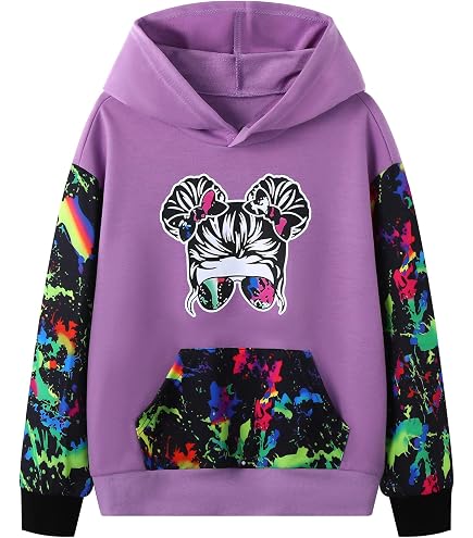 Amazon.com: ENLACHIC Kids 3D Robot Hoodie Cute Print Long Sleeve