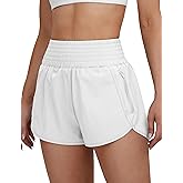 BMJL Women's Athletic Shorts High Waisted Running Short Pocket 2.5" Sporty Shorts Gym Elastic Workout Shorts
