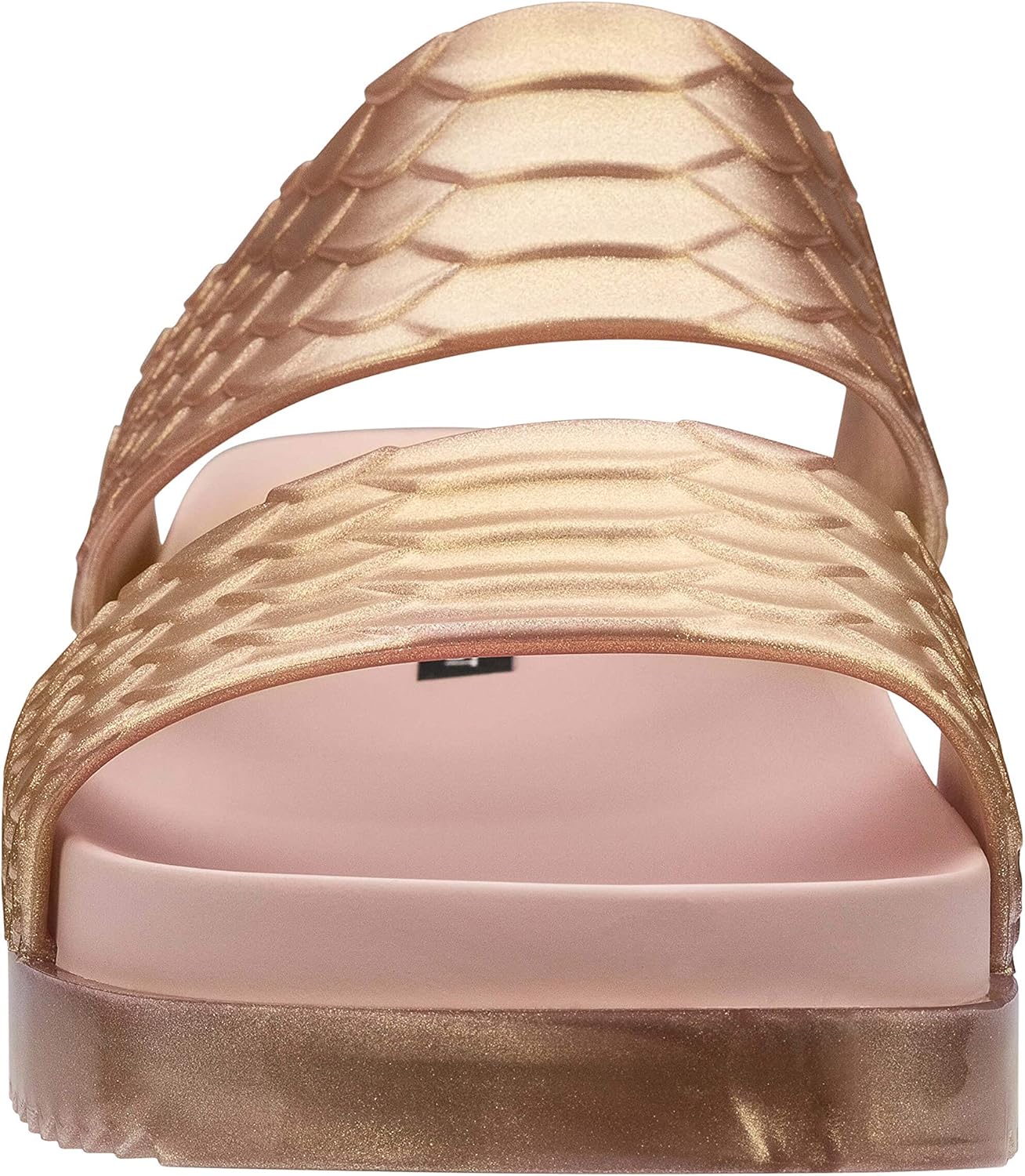 melissa rose gold slides