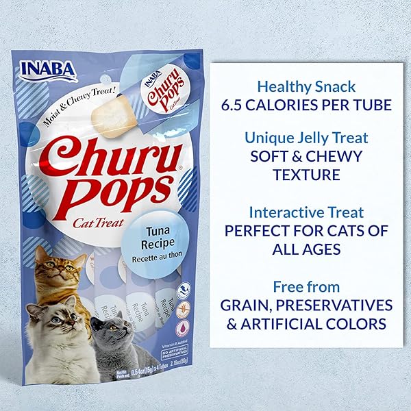 INABA CHURU POPS MOIST AND CHEWY CAT TREAT CHICKEN RECIPE 4 TUBES