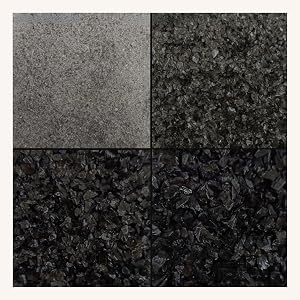 Black Obsidian Gemstone Powder - All Size Coarse Stone Healing Powder Crush Stone Dust Powder Woodwork Massage Jewelry Creati