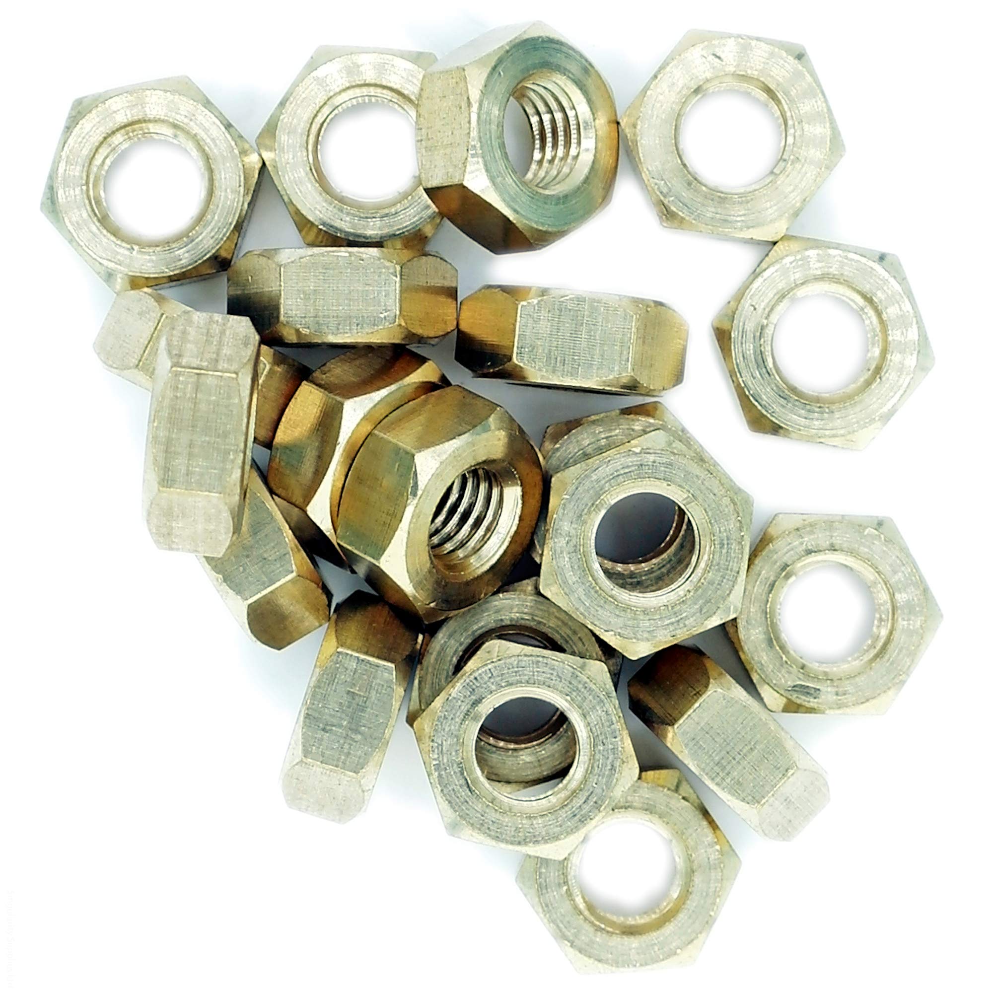 M3 (3mm) Hex Nut - Brass (Pack of 20)