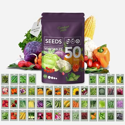 Garden Pack Garden Pack Seeds Pouch 50 Varieties Non-GMO 25000 Seeds