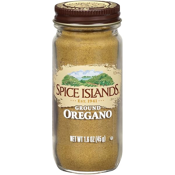 SPICE ISLANDS GROUND OREGANO, 1.6 OUNCE