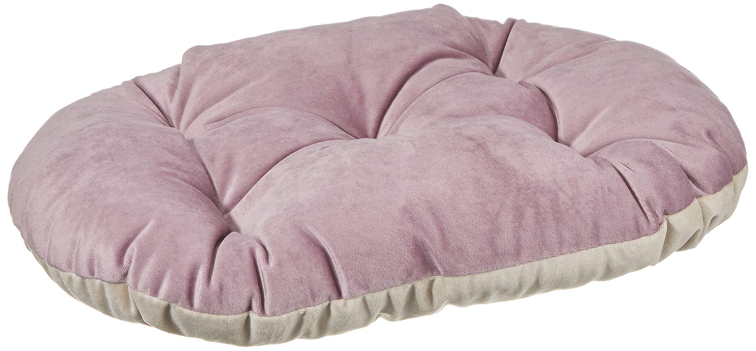 Ferplast Cat and dog cushion PRINCE 45/2, Padded pet bed, Double-face, Soft velvet, Washable, 43 x 30 cm, Pink — image 1