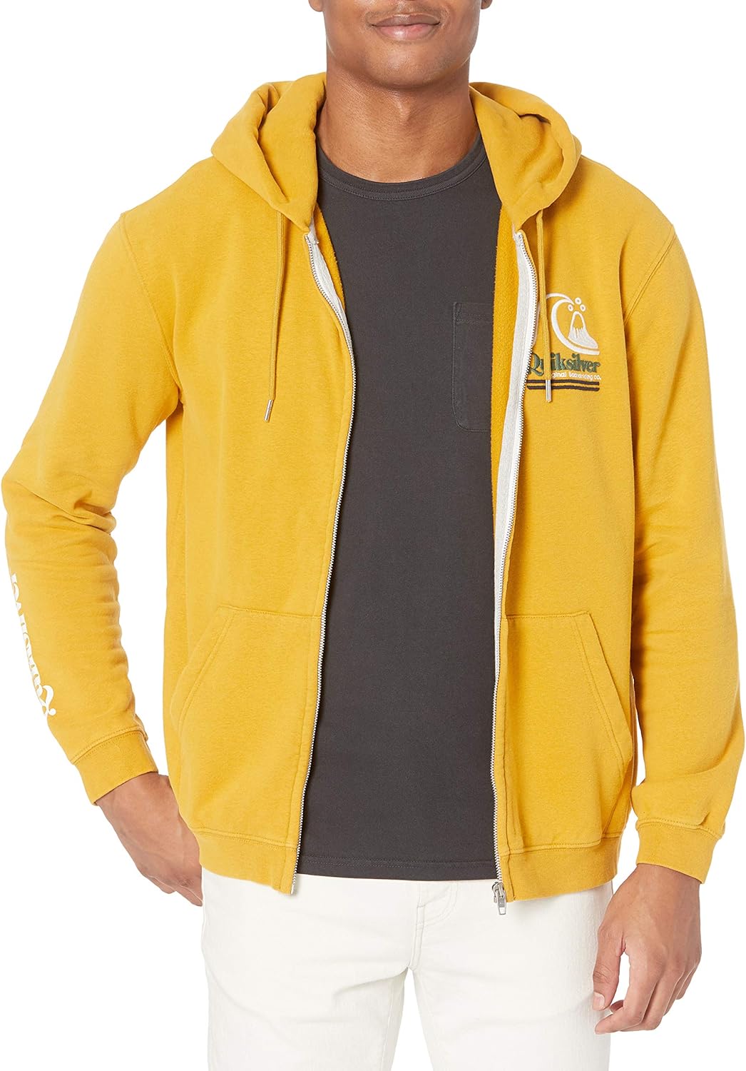 Quiksilver Men's Sweet as Slab Zip Fleece: Clothing