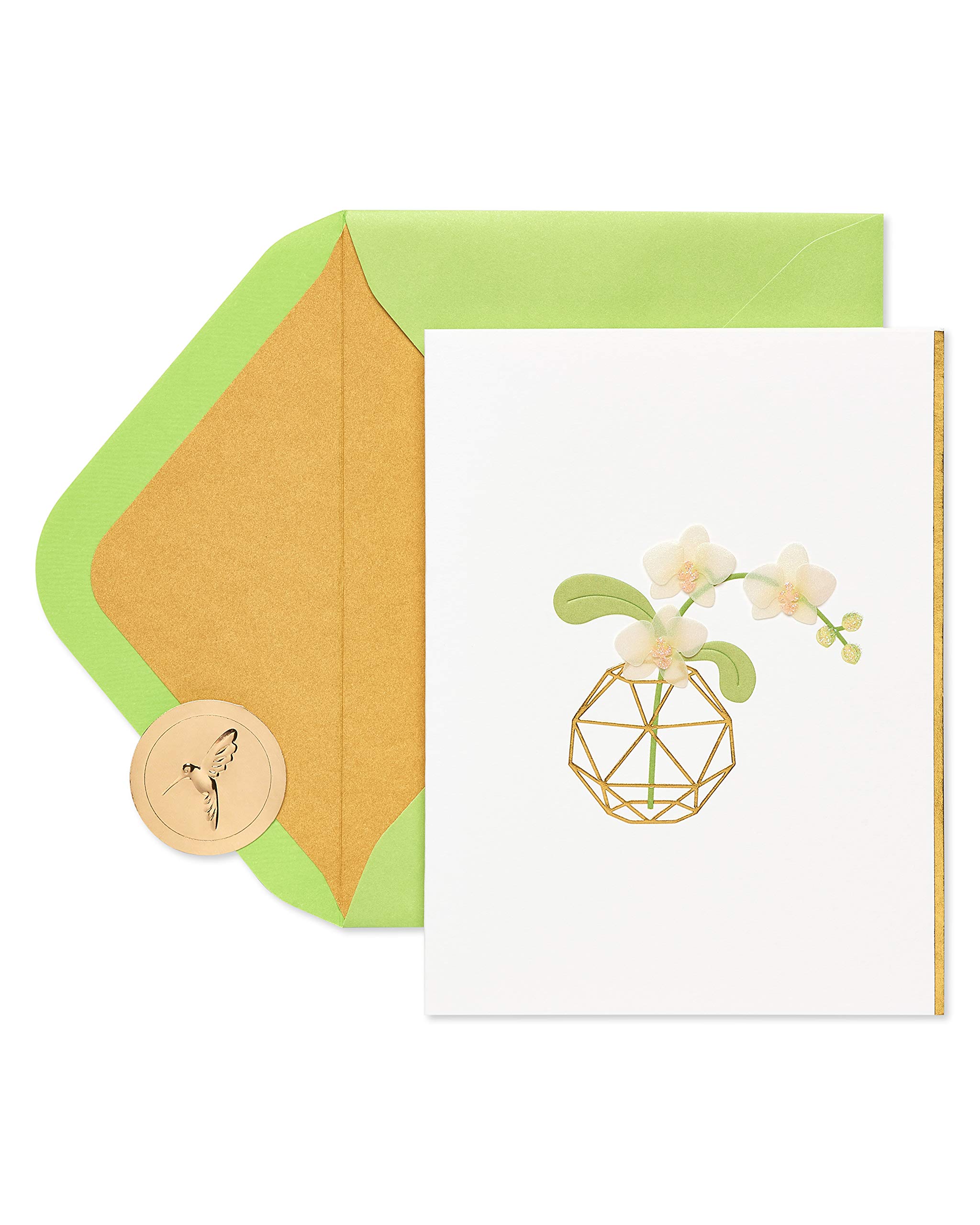 Papyrus Thank You Card (Thank You Orchid)