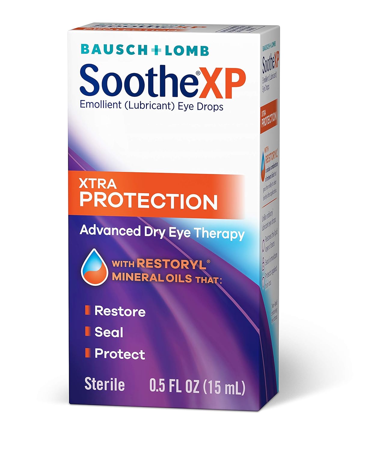 Bausch + Lomb Soothe XP Dry Eye Drops, Xtra Protection Lubricant Eye