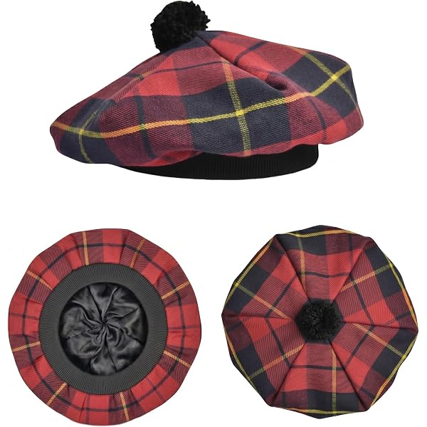 HAAUR Scottish Tammy Hat Traditional Kilt Tam o display picture 1