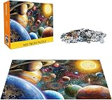 Nattork Jigsaw Puzzle 1000 Pieces Space Planet 70x50 cm with Poster view 2