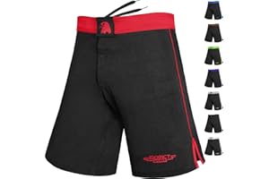 Exxact Sports MMA Shorts, IBJJF Ranked No Gi BJJ Jiu Jitsu Shorts for Men, Boxing, Cross Training & Grappling Shorts