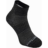 Wrightsock Merino Coolmesh II Quarter Hiking Socks for Men and Women – Eco-Friendly Anti Blister Socks - American Made