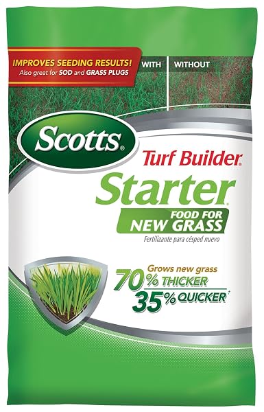 SCOTTS TURF BUILDER STARTER FOOD FOR NEW GRASS,...
