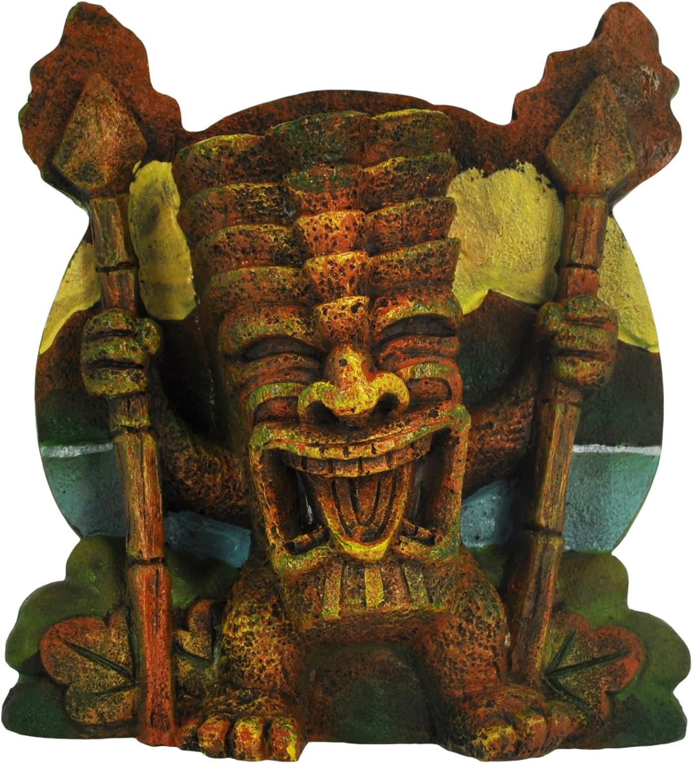 tiki aquarium decorations