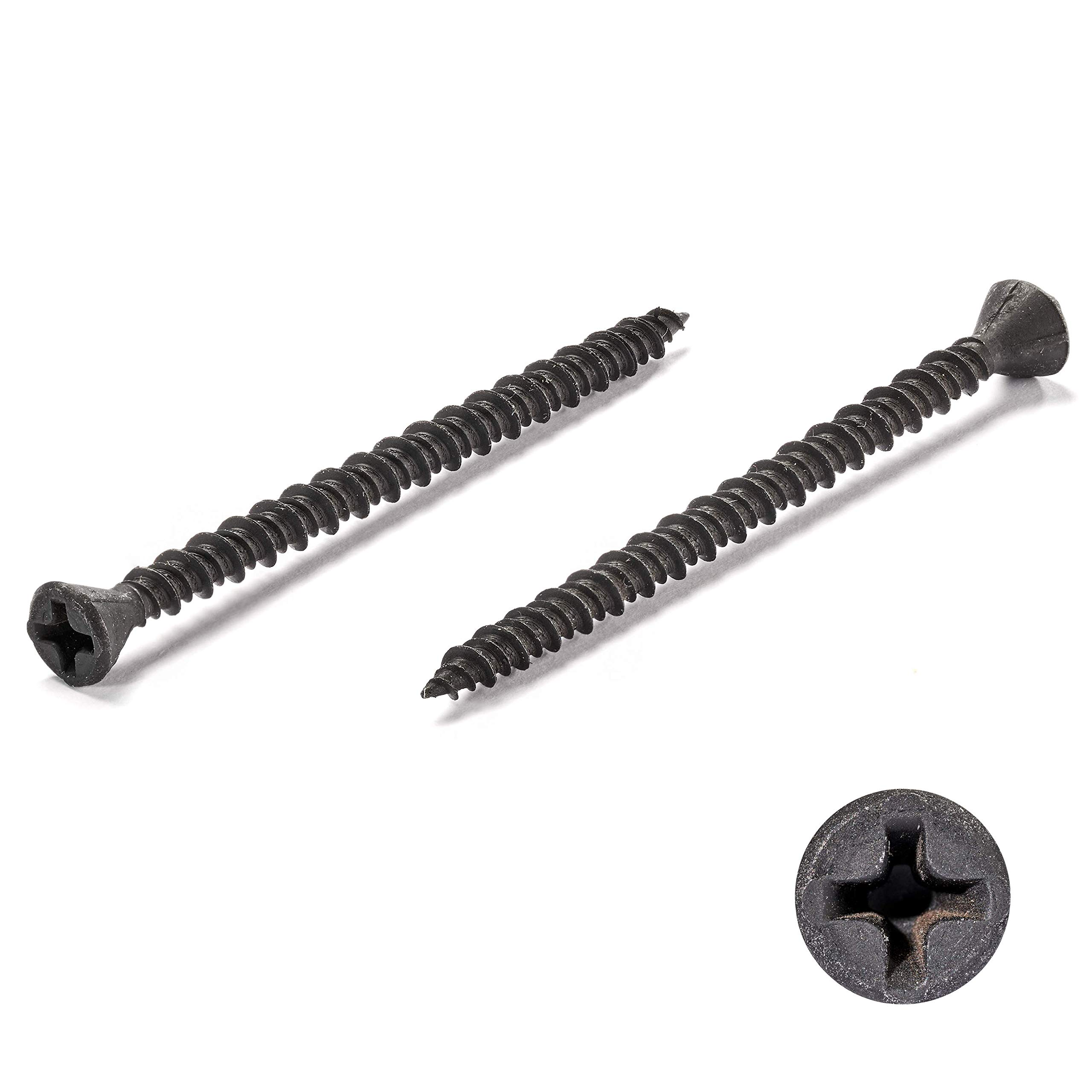 INNONEXXT Gypsum Fibreboard Screws, 3.9 x 30 mm, Fibre Cement Board Screws, Drywall Screws, Universal Screws, Made in Germany, Pack of 500, Phillips Head