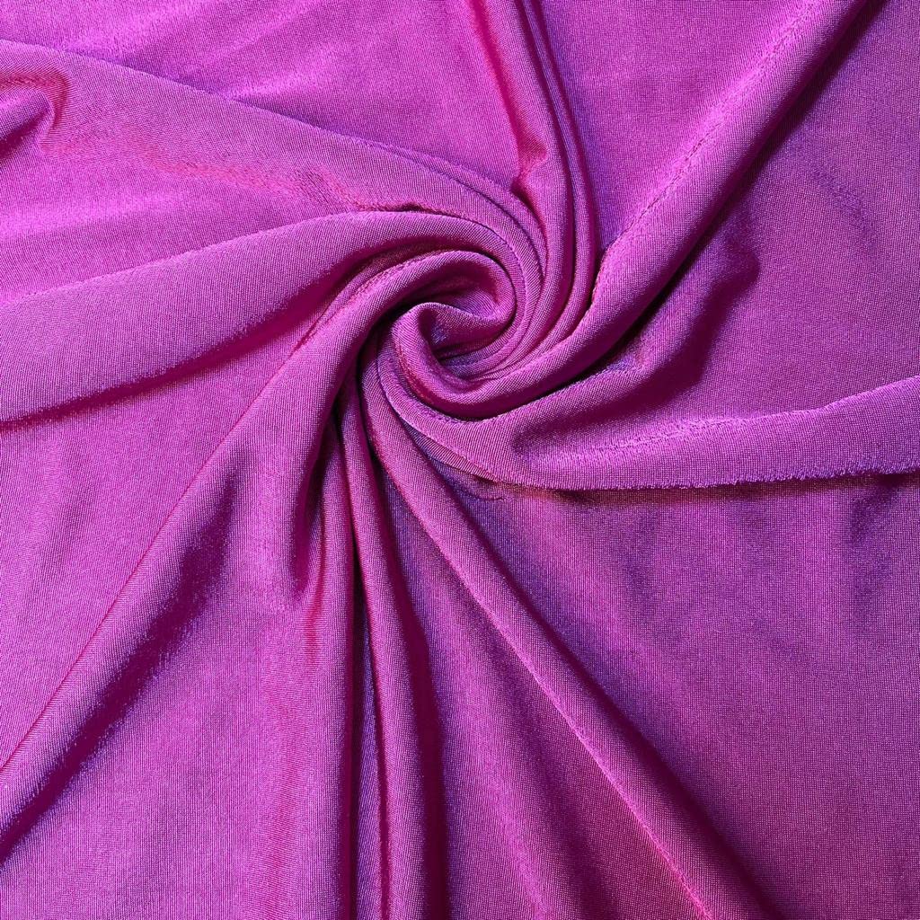 Plain/Printed ITY Spandex Jersey Elastane Stretch Dress Leggings Fabric 58" - 150cm Wide Sold As 1 Meter Pre - Cut Lengths (Hot Pink)