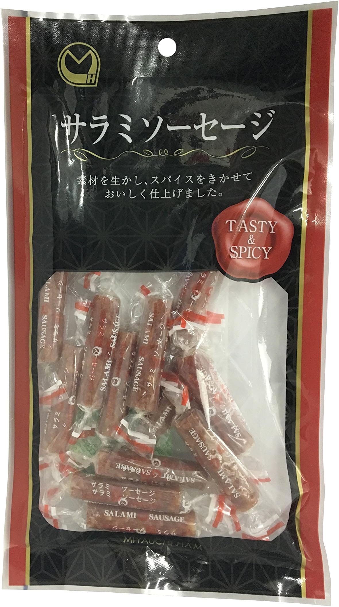 Miyauchi ham salami sausage 64gX5 bags