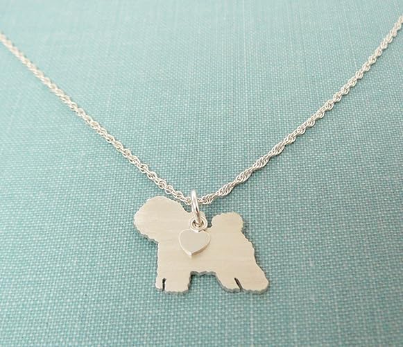 Sterling Silver Bichon Necklace Sterling Silver Bichon Necklace