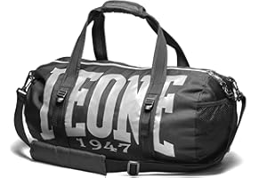 Leone 1947 Gym Tote, Black (Noir)