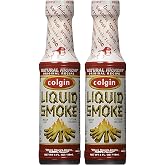 Colgin Authentic Hickory Liquid Smoke 4 oz for Home Cooks &amp; BBQ Enthusiasts &ndash; Liquid Smoke for Cooking &ndash; Rich, Sweet Smoky Flavor for Meats, Sauces, &amp; Marinades &ndash; Ideal for BBQ &amp; Cooking (2 pack)