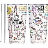 JDEIFKF Baseball Tumbler 20oz Stainless Steel Insulated, Travel Coffee Cup, Sport Tumblers Gifts for Baseball Lovers, Men Women, Coach, Birthday, Christmas