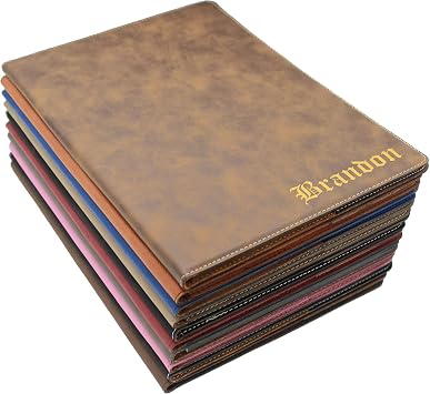 custom writing pad portfolio