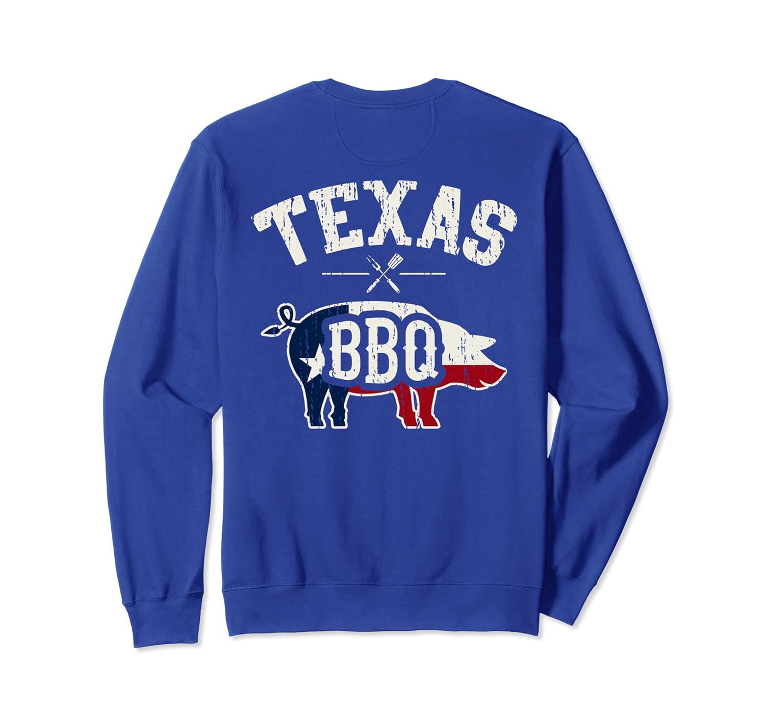 Texas BBQ Sweatshirt Barbecue Texas Flag Pitmaster Gift-anz