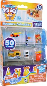 World's Smallest Micro Toy Box Series 1 Mini Collectibles 10 Pack view 3
