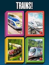 Smart Cards Trains 7 in 1 Game Set Gift Travel Cards 50 Cards view 2