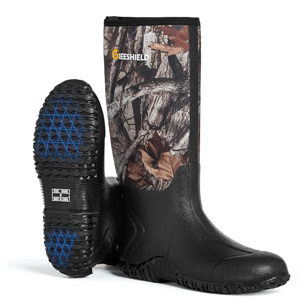 GIEESHIELD RUBBER BOOTS FOR MEN AND WOMEN, WATERPROOF...